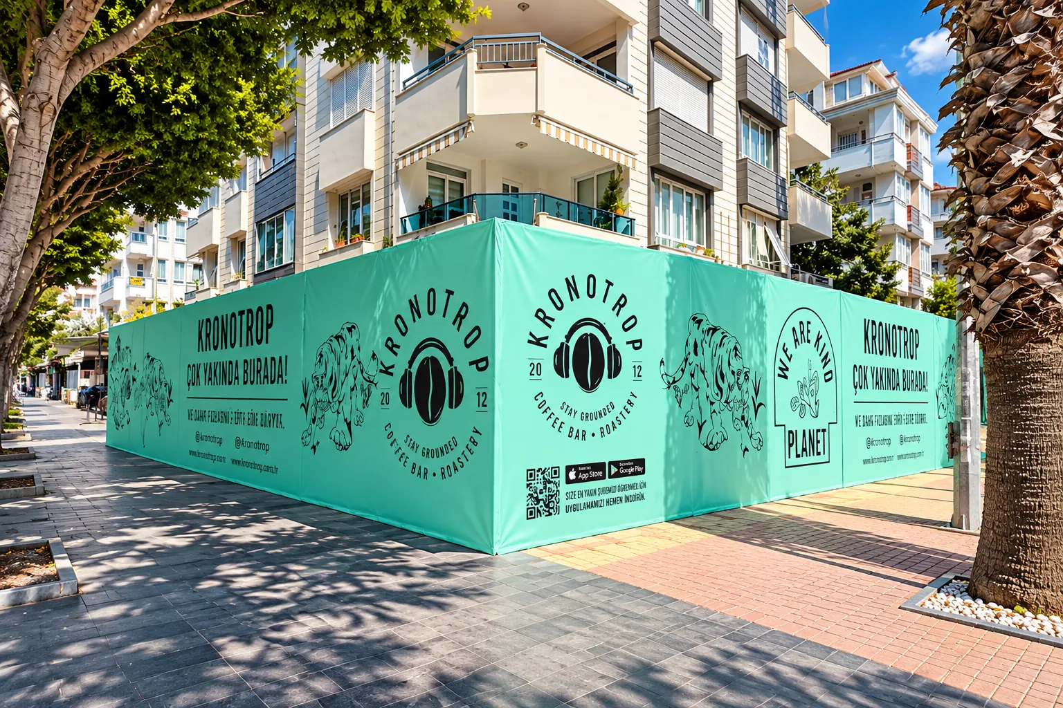 Kronotrop Konyaaltı şubesi ve dış cephe kaplaması